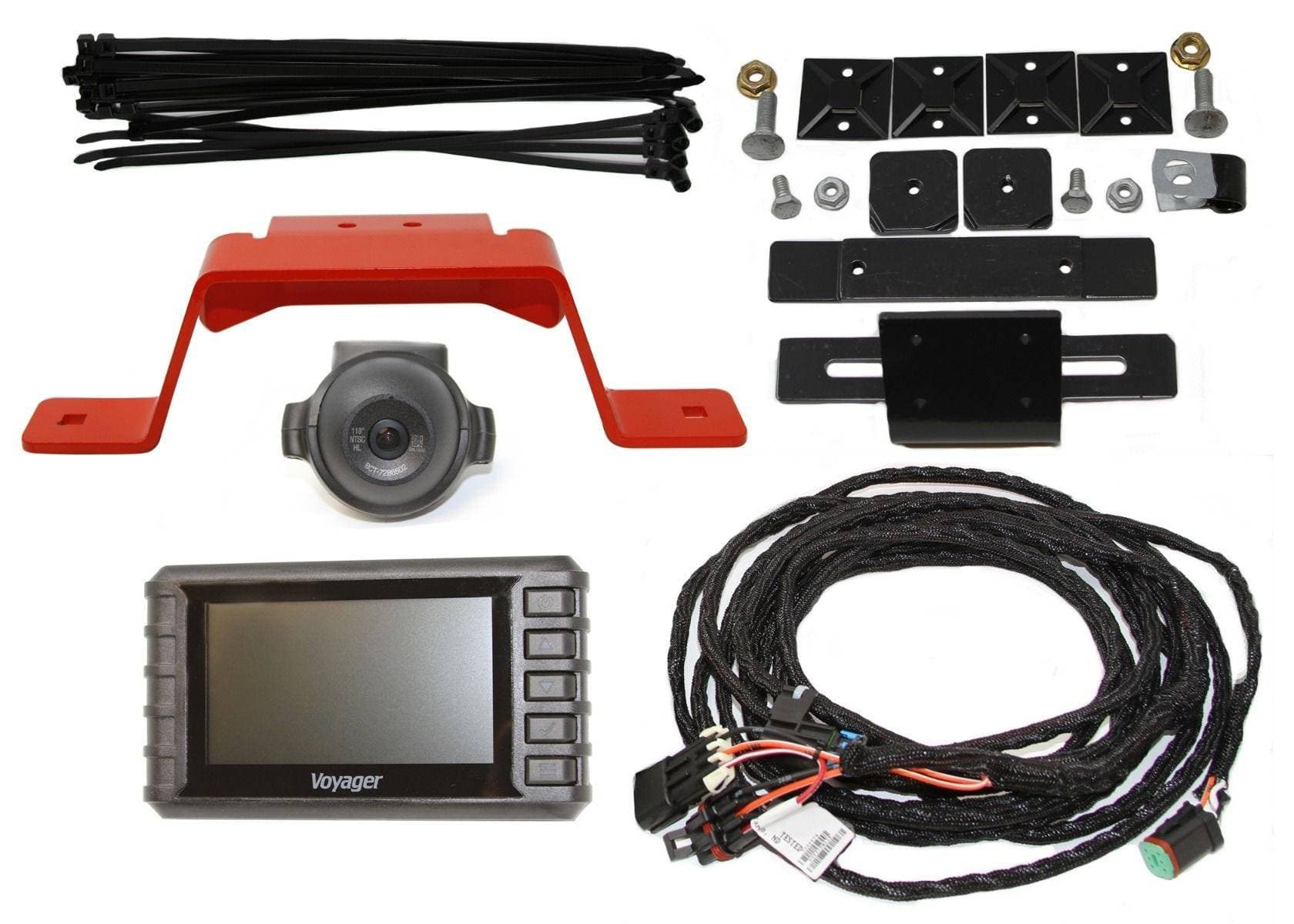 Genuine Bobcat Rear Camera Kit, 7329670 showing all parts in the kit.